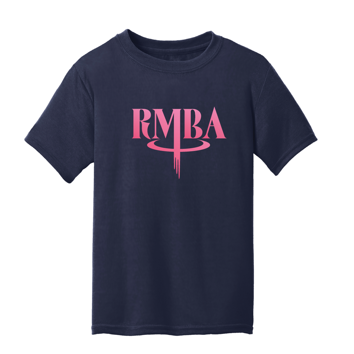 RMBA Pink Soft Cotton Tee – New Navy