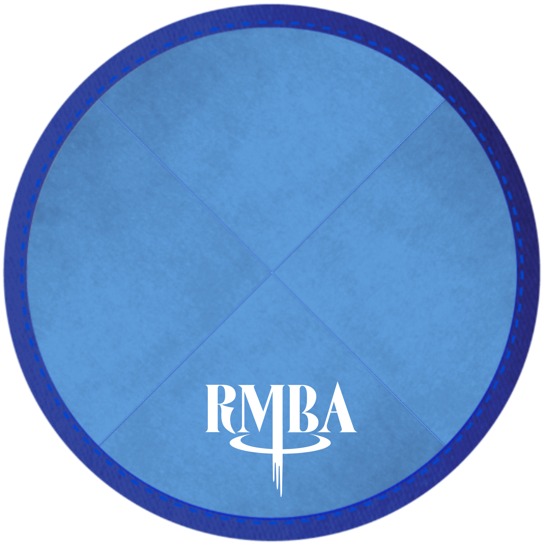 Steel blue velvet Kippah